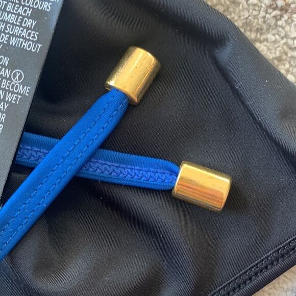 PE Nation Color-block Strappy Sporty Bikini Multi-Color 4th Of July Sz Large New - Picture 8 of 9